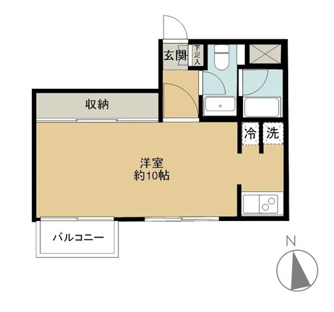 プラザ中落合の物件間取画像